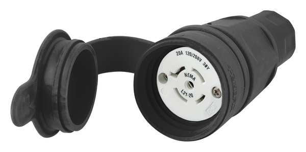 20A Watertight Locking Connector 4P 5W 120/208VAC L21-20R