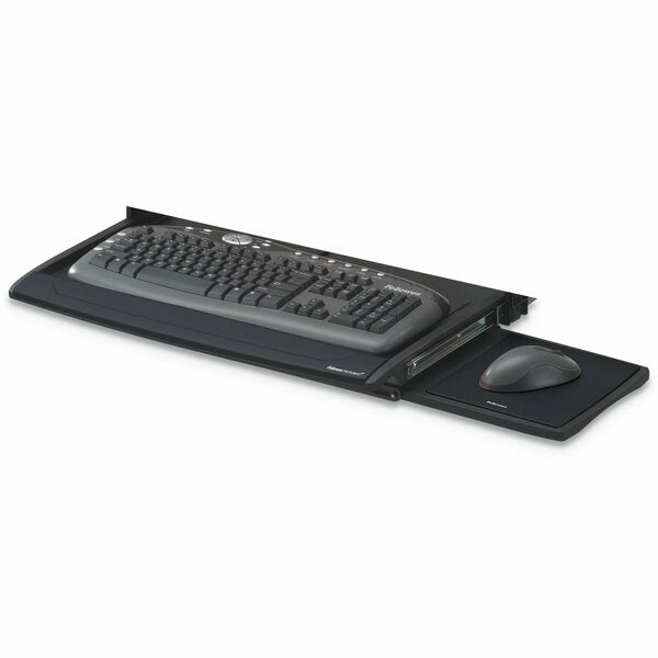Drawer, Keyboard, Under, Black/Silver