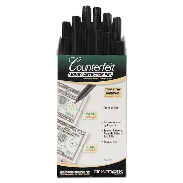 Counterfeit Bill Detector Pen, U.S., PK12