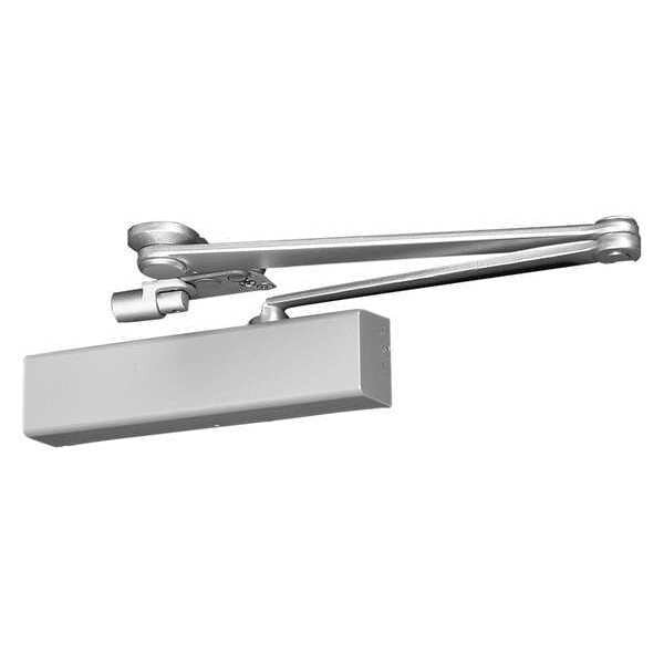 Manual Hydraulic GAV 2731 Door Closer Heavy Duty Interior and Exterior, Silver
