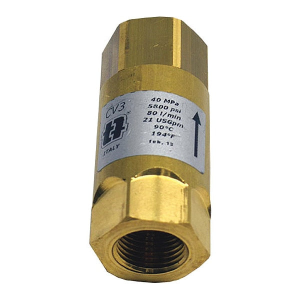Check Valve 5800psi 1/2 Fx2