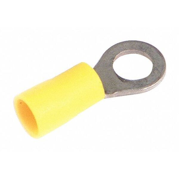 12-10 AWG Vinyl Ring Terminal #8, #10 Stud PK