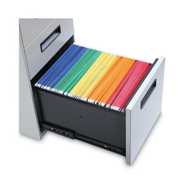 14.96 in W 3 Drawer File Cabinets, Light Gray