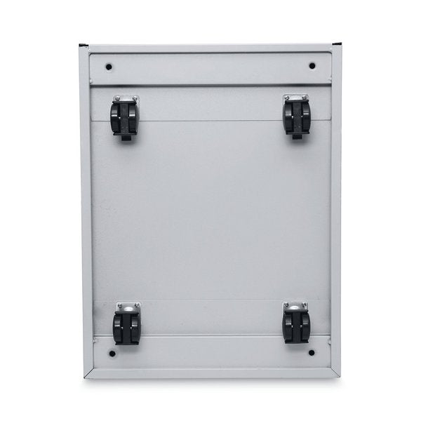 14.96 in W 3 Drawer File Cabinets, Light Gray