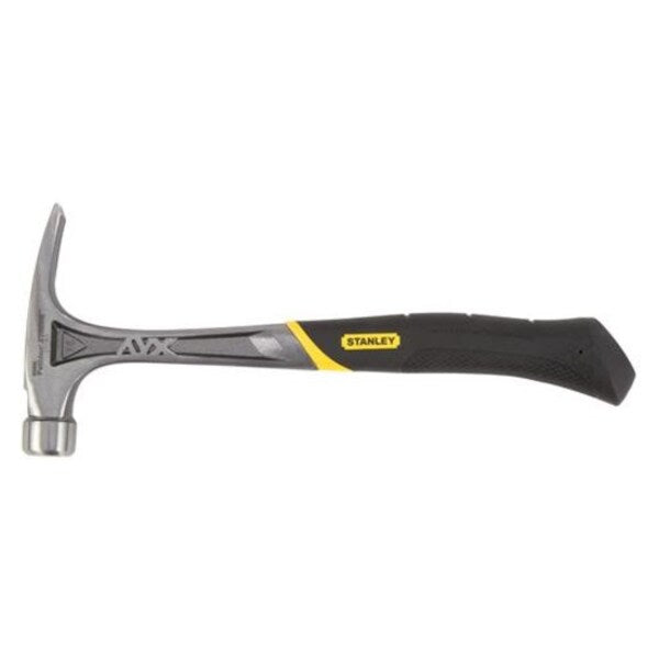 22 oz. Antivibe Straight Claw Hammer, Smooth Face, 16 in L Steel Handle