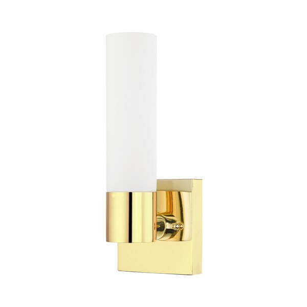 Aero 1 Light Polished Brass ADA Wall Sco