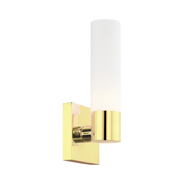 Aero 1 Light Polished Brass ADA Wall Sco