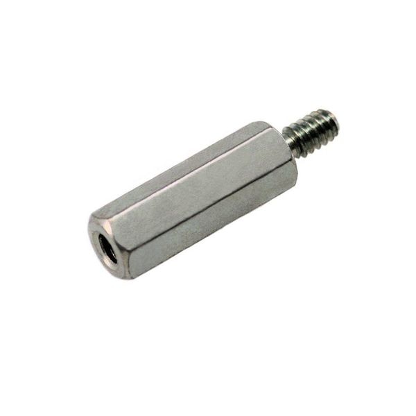 Hex Standoff, #2-56 Thrd Sz, Brass Zinc Plated, 3/16