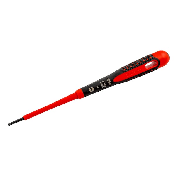 Slotted Insulated Screwdriver, 7X3X1/8