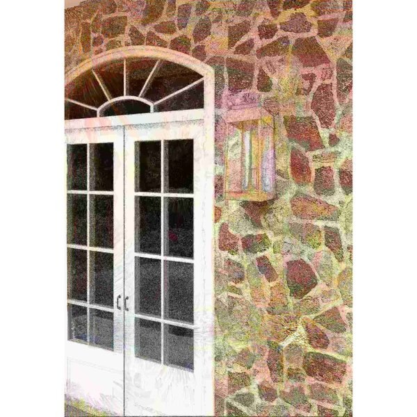 Oslo 3 Light Satin Brass Outdoor Wall La