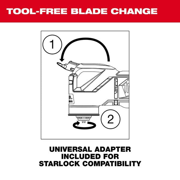 Oscillating Multi-Tool, 12V DC, Cordless, 3.9  Degrees Oscillation Angle, M12 FUEL(TM) Series