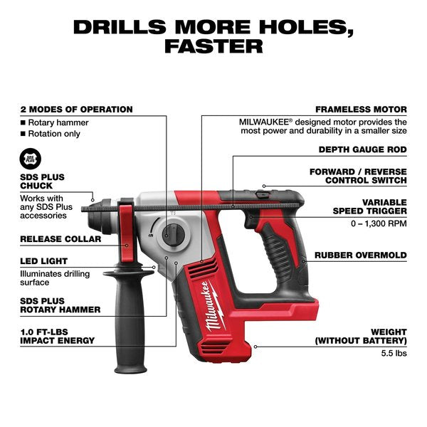 M18  Cordless 5/8