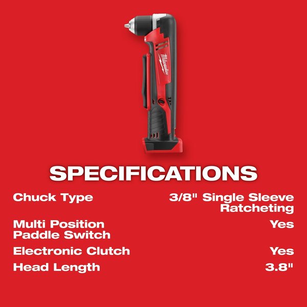 M18 Cordless Right Angle Drill