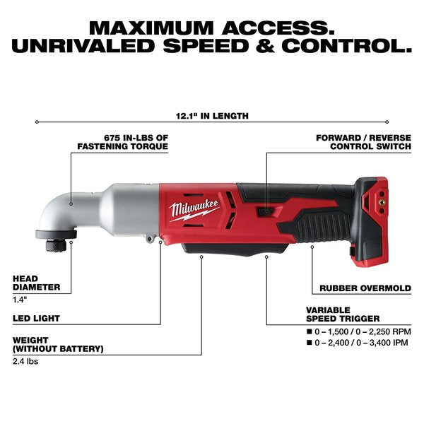 M18 Cordless 2-Speed 1/4