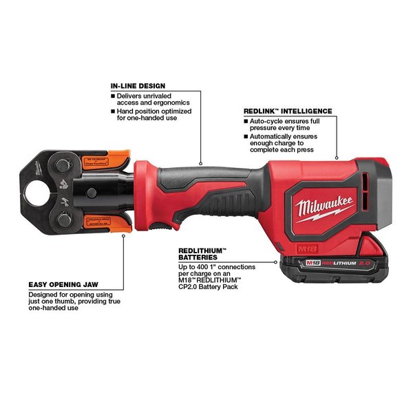 Cordless Press Tool Kit, 18.0V