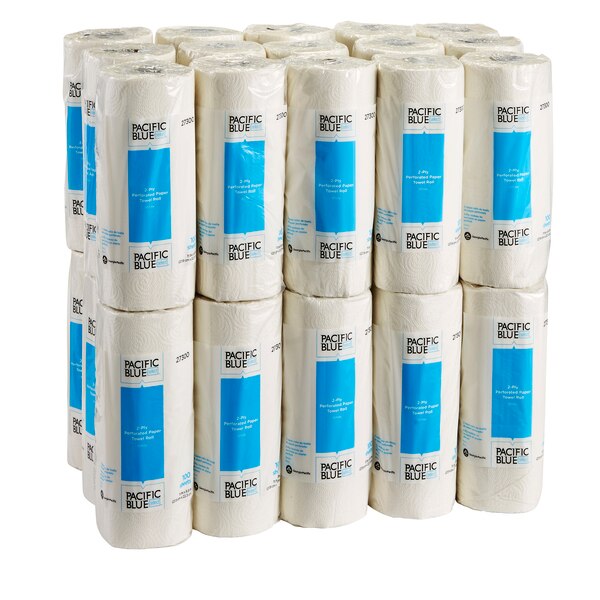 Pacific Blue Select Perforated Roll Paper Towels, 2, 100, 73 ft, White, 30 PK