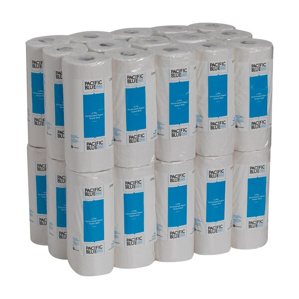 Pacific Blue Select Perforated Roll Paper Towels, 2, 85, 60 ft, White, 30 PK