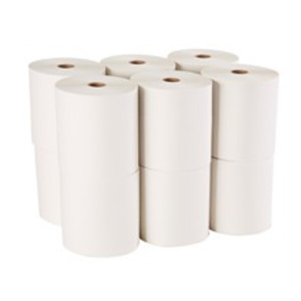 Pacific Blue Select Hardwound Paper Towels, 2, Continuous Roll, 350 ft, White, 12 PK