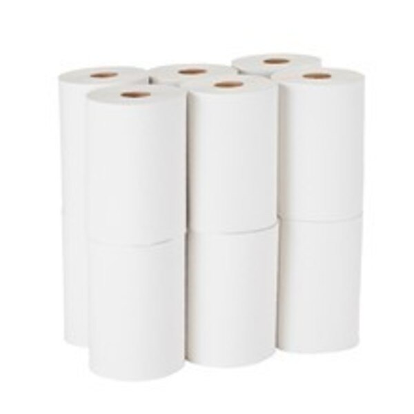 Pacific Blue Basic Hardwound Paper Towels, 1, Continuous Roll, 350 ft, White, 12 PK
