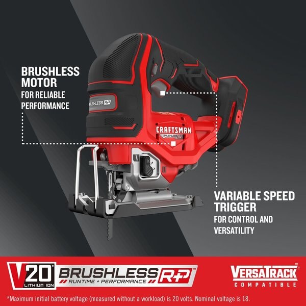 Cordless Variable Speed Jig Saw, V20