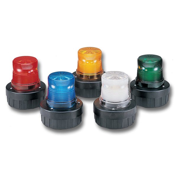 Warning Light w/Sound, LED, Red, 24VDC