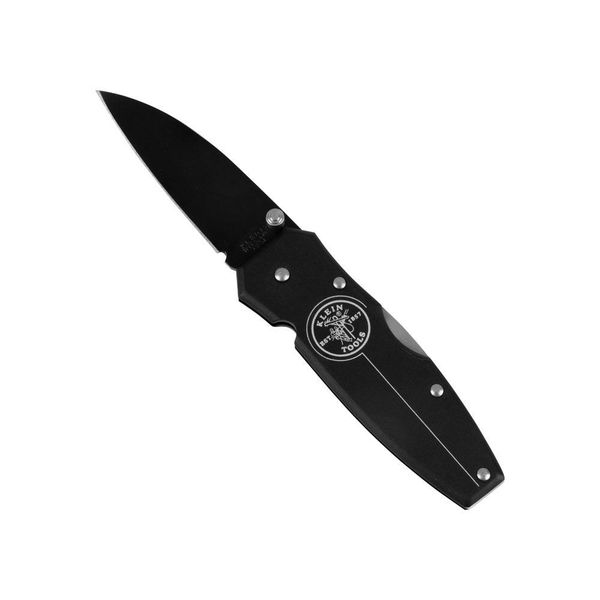 Black Lightweight Lockback Knife 2-1/4-Inch Drop Point Blade