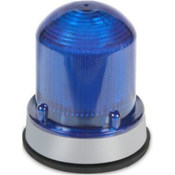 Warning Light, LED, 120VAC, Blue, 65 FPM