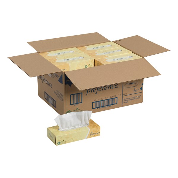 Preference 2 Ply Facial Tissue, 100 Sheets