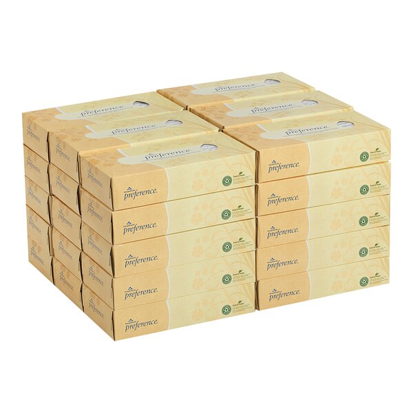 Preference 2 Ply Facial Tissue, 100 Sheets
