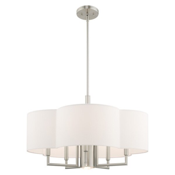 Chelsea 6 Light Brushed Nickel Pendant C