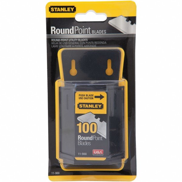 3 3/4 in. Round Point Safety Blade, 100-Piece