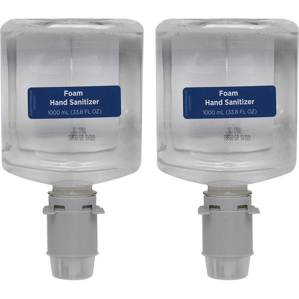 Hand Sanitizer, Cartridge, 1000mL, Foam, PK3
