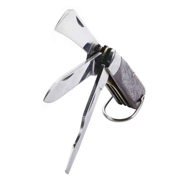 Pocket Knife, Utility, Plastic with Faux Wood Grain, 6-1/2