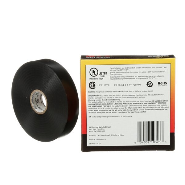 Electrical Tape, 8.5 mil, 3/4
