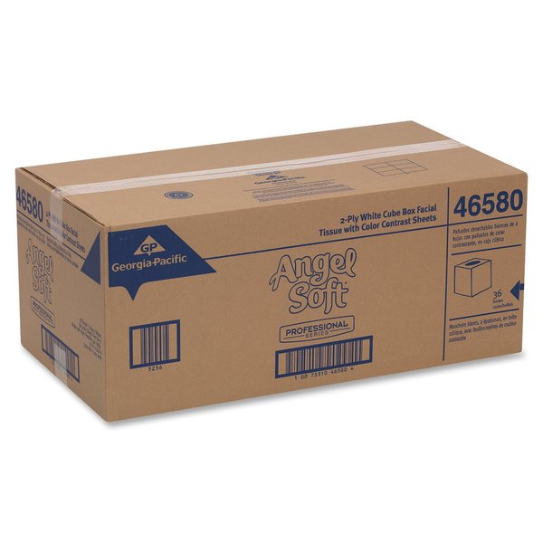 Angel Soft Professional Series 2 Ply Facial Tissue, 96 Sheets, PK 36