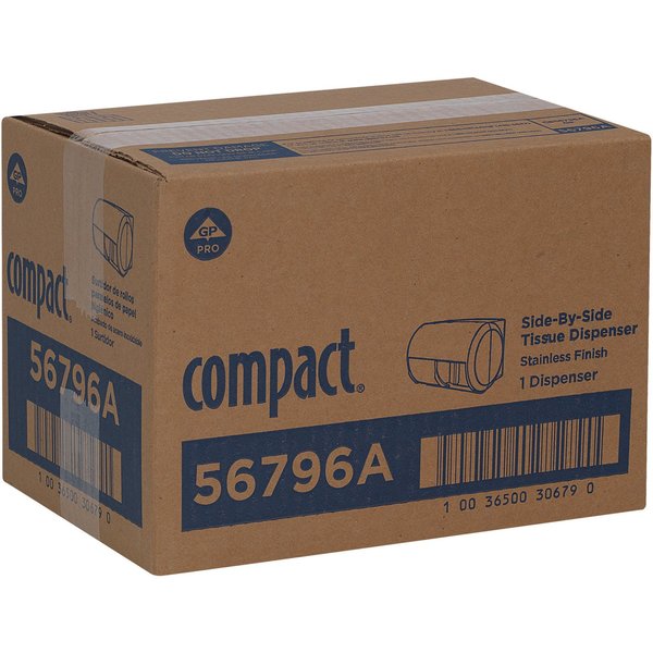 Toilet Paper Dispr, Coreless, 7-1/8 In. H
