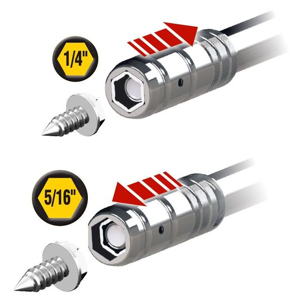 HVAC Slide Driveâ¢ Multi-Bit Screwdriver / Nut Driver, 8-in-1