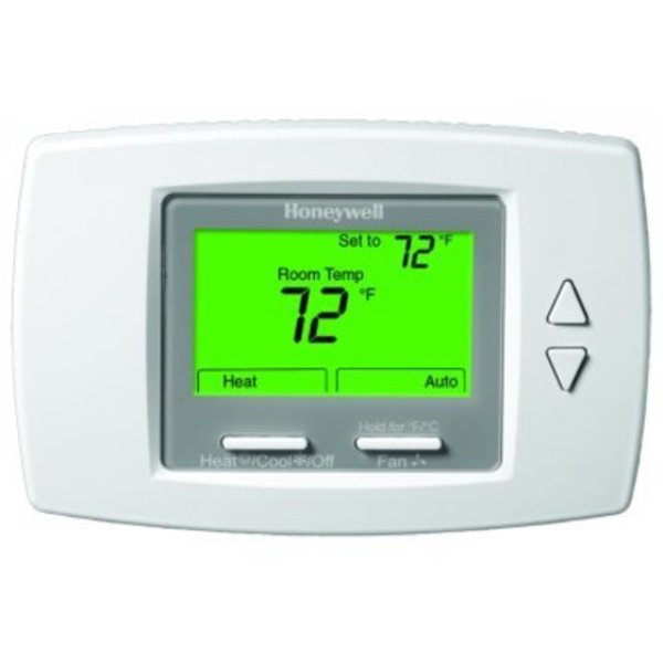 Fan Coil Thermostat, Low Voltage, White