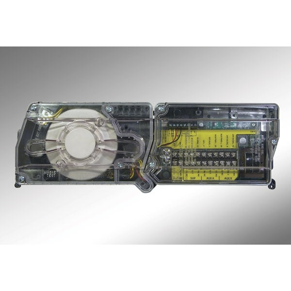 Duct Smoke Detector, Photoelectric, Universal, Air Velocity (FPM) 100 to 4000, 2 1/2 in Depth