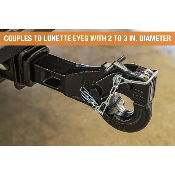 Long-Body Pintle Hook, Receiver-Mount