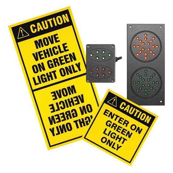 Exterior Traffic Lights, Plastic, Black
