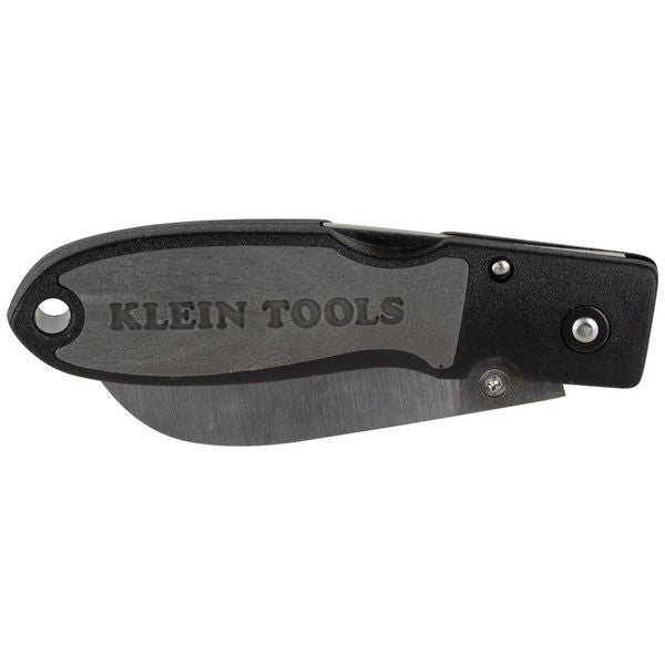 Lightweight Lockback Knife 2-1/2-Inch Sheepfoot Blade, Black Handle