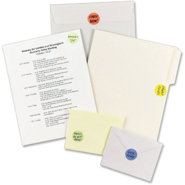 AveryÂ® Light Blue Removable Print or Write Color Coding Labels for Laser and Inkjet Printers 5461, 3/4