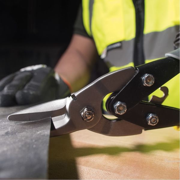 Aviation Snips, Wire Cutter, Left, 10.063''
