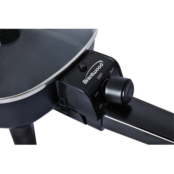 Non-Stick Electric Skillet with Glass Li