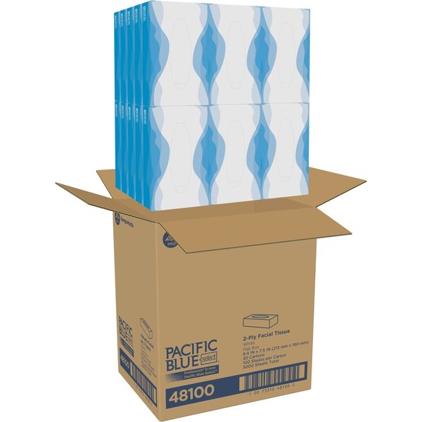 Preference 2 Ply Facial Tissue, 100 Sheets