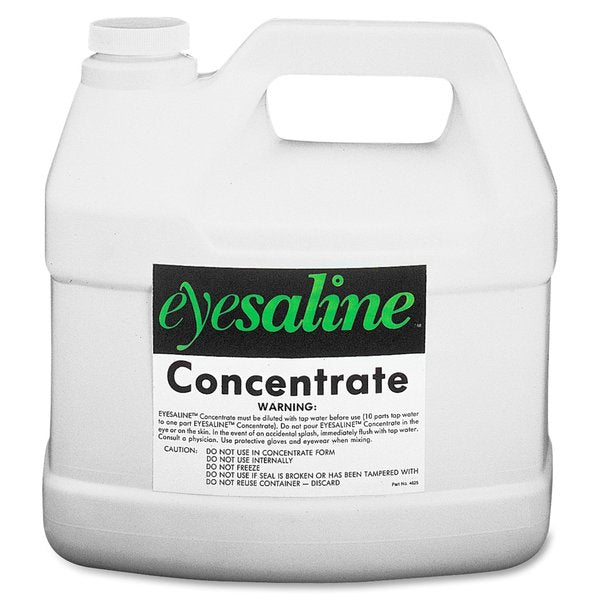 Eyewash Saline Concentrate, 180 oz, For Use With Fendall Pure Flow 1000/2000 Eyewash Stations
