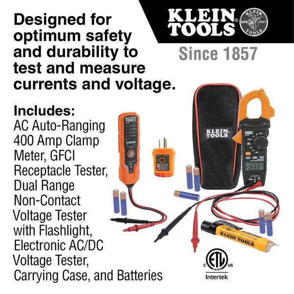 Premium Clamp Meter Electrical Test Kit