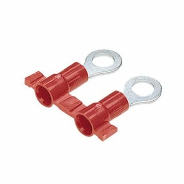 22-18 AWG Vinyl Ring Terminal #10 Stud PK3000