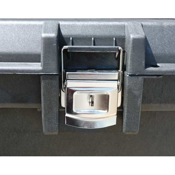 Portable Rolling Tool Box, 50 Gal, Black, 23 in W x 37 1/2 in, D x 23 in H